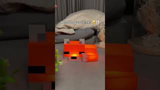 I hope she liked the decoration 🥰 #lamp #nightlight #minecraftlamp #housedecor