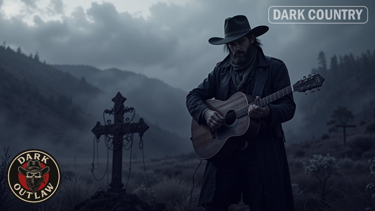 HELL CAN WAIT - Dark Country Music | Dark Outlaw Country Songs (LYRIC VIDEO)