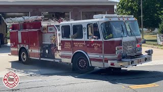 ⭐️Engine 4🚒 Responding🚨 HOT🔥 with ASM 510 for an MVA⭐️ Manchester Fire 8th Utilities District🧯