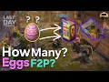 How many eggs F2p? (Ldoe) Easter Madness. Carrot dispenser? Chicken coop? Prices!!