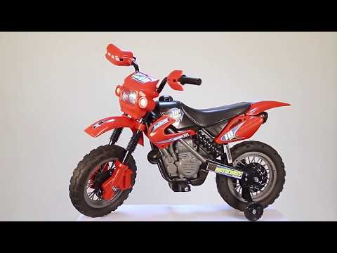 Moto Elétrica Infantil Criança Menino Motocross Homeplay Ver