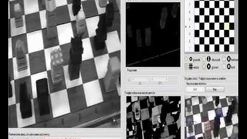 Chessboard Detecion + white and black pawns using OpenCV - TEST 1