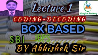 CODING-DECODING BOX BASED NEW PATTERN I BY ABHISHEK SIR
