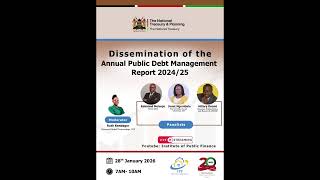 Dissemination of the Annual Public Debt Management Report