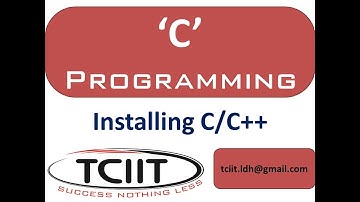 Programming in C | Installing C Compiler | Turbo | Boreland | Dev | C++ 4.5 | How to install C