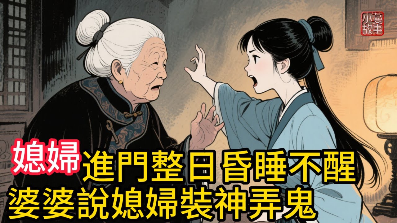 媳婦進門整日昏睡不醒，婆婆說媳婦就會裝神弄鬼！婆媳矛盾日漸激烈，看看這個男人是怎麽解決母親和媳婦之間關係的！#民間故事 #故事頻道 #睡前故事 #情感故事 #講故事