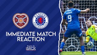 Hearts 3-3 Rangers | Immediate Match Reaction