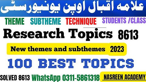 8613 Action Research Topics 2023 Bed | 8613 Topic selection | Research project bed Topic Autumn 2022