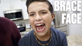 FIRST DAY AT SCHOOL WITH BRACES | FRIENDS AND KIDS REACT TO NEW BRACES