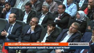 Milli Eğitim Bakan Yardımcısı Orhan Erdem 