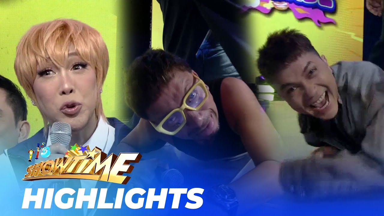 It's Showtime: Team Vhong at Team Jhong, LUMUSOT SA LEGS NG TEAM VICE! (Full Ansabe?!)
