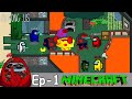 Among us - ZOMBIES IN SECRET MINECRAFT MAP (Ep-1) | Among Us Animation