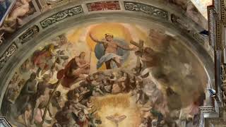 Santo Spirito in Sassia Unique Ceiling with great paintings - Rome Italy - ECTV