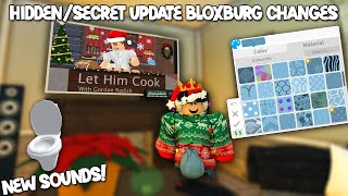 HIDDEN SECRET CHANGES AND DETAILS IN THE NEW BLOXBURG CHRISTMAS UPDATE