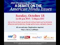 2020 Presidential Election: A Debate on American Hindu Issues | Diya TV