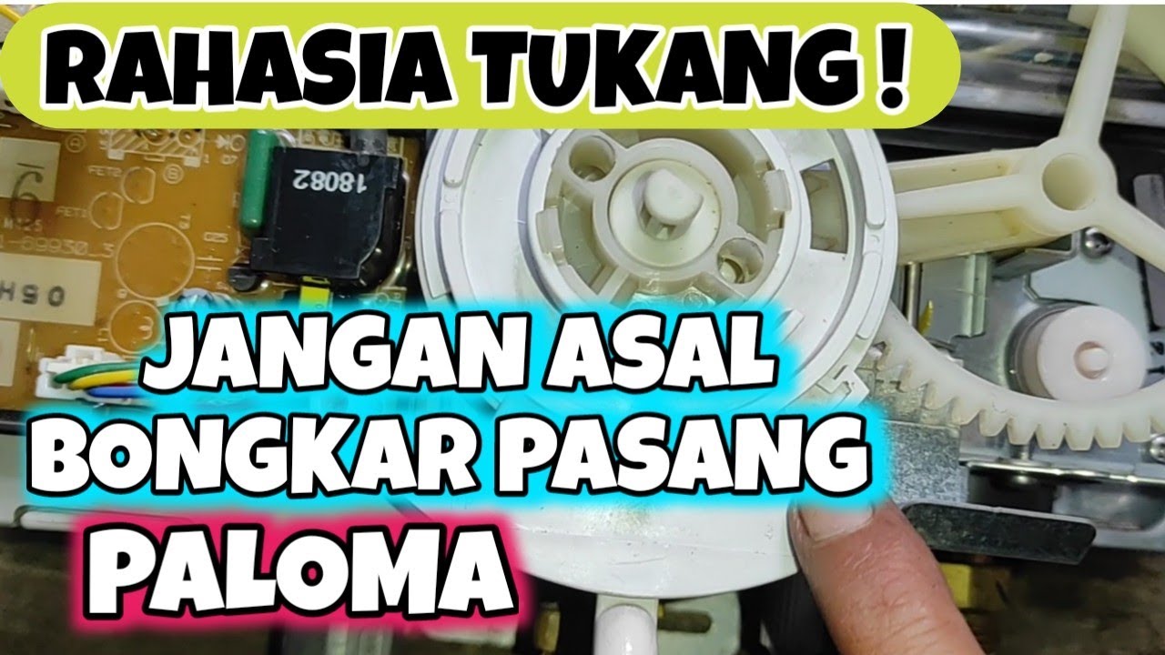 RUMIT ! Perakitan Water Heater Gas Paloma Setelah Penggantian Membran Yang Sobek