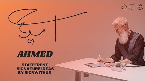 Ahmed signature style | Signature style of my name | ahmed signature | Signwithus
