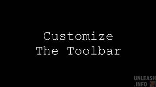 Customise the Toolbar in Scrivener