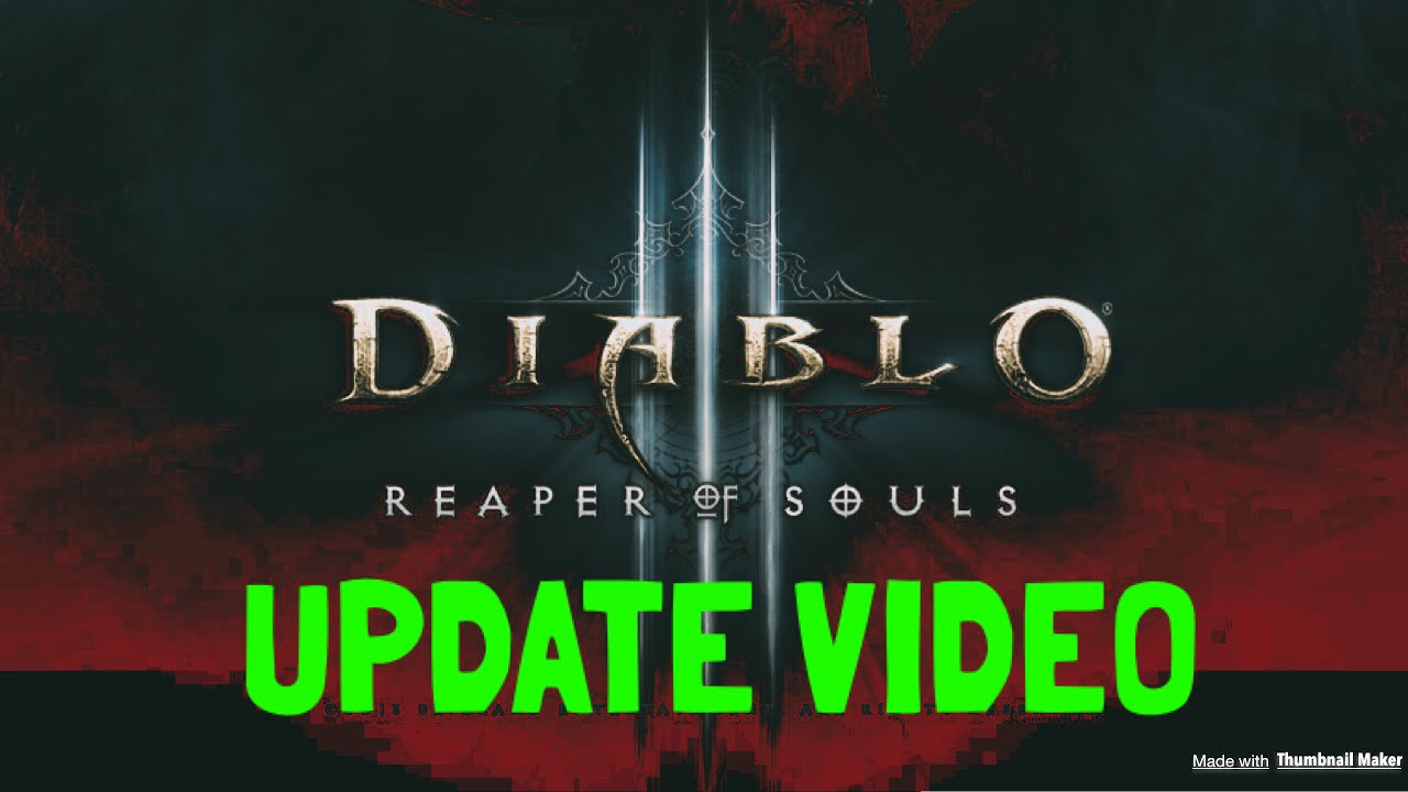 Channel update (DIABLO 3) YouTube