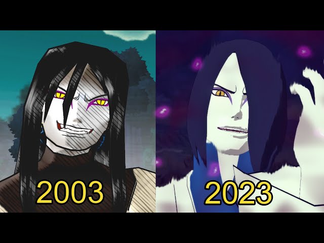 Evolution of Orochimaru in Naruto Games (2003-2023) 4K 60fps class=