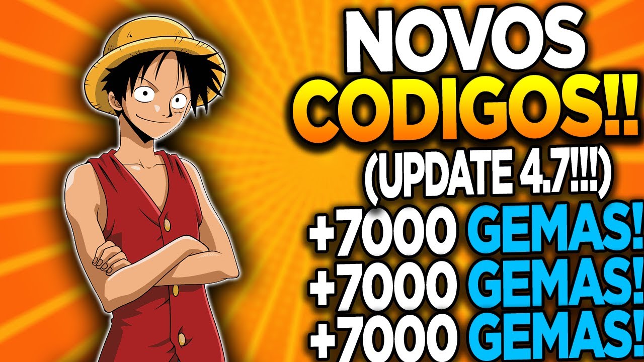 SAIU!! TODOS OS NOVOS CODIGOS no KING LEGACY! (UPDATE 4.7 NEW