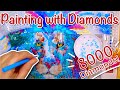 PAINTING with DIAMONDS for NINE HOURS! 💎 First Impressions & Review!