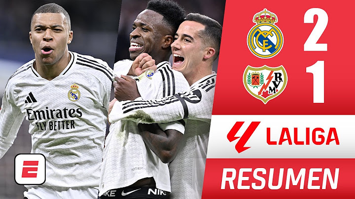 REAL MADRID sufrió ante RAYO VALLECANO pero sumó triunfo con goles de MBAPPÉ y VINICIUS | La Liga