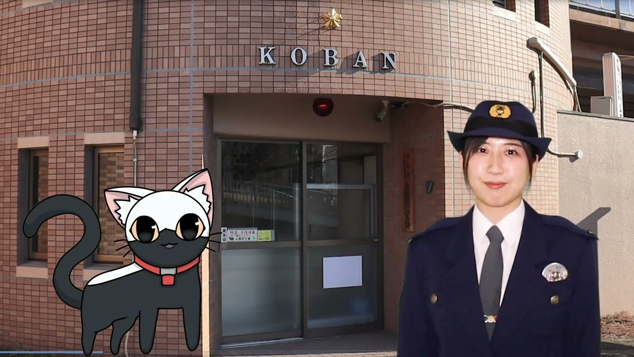 激レア！ 37cm 埼玉県警察 警察官 婦人警官 2体セットおまわりさん人形