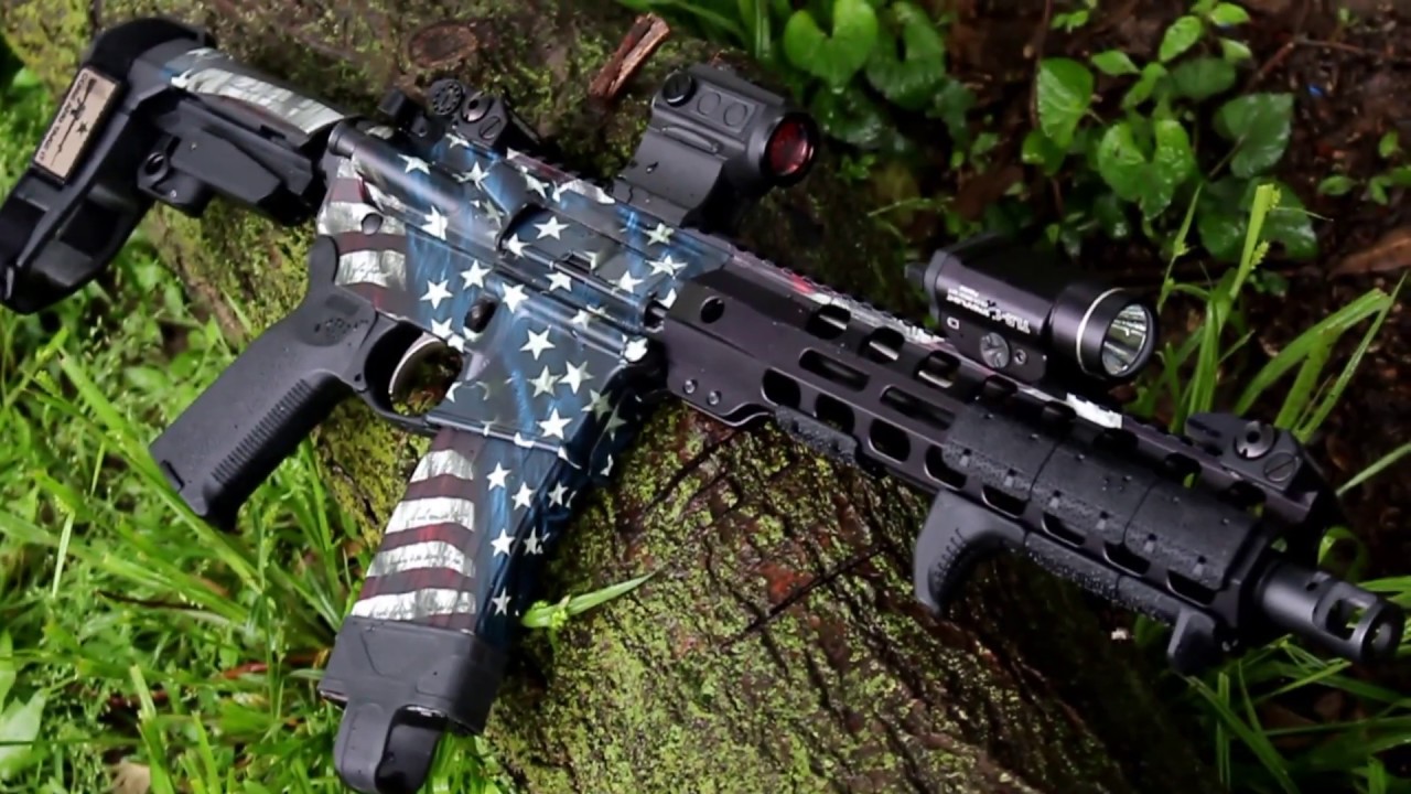 GunSkins AR vinyl wrap review YouTube