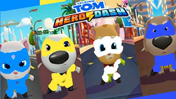 TALKING TOM HERO DASH -- ALL DIFRANT COLOUR HERO CHARACTER CLASSIC RUN MIRROR MODE