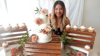 How I Make an Engagement Party Dessert Table | A Day in the Life of a Baker