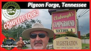 Camping at Clabough's Campground in Pigeon Forge, Tennessee 2023