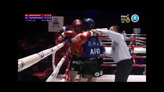 Aleksandr
Abramov
(AIN) VS Sayed Rohullah Mosawi (AFG)-SF - IFMA-WC, Thailand - S Male Elite -57kg