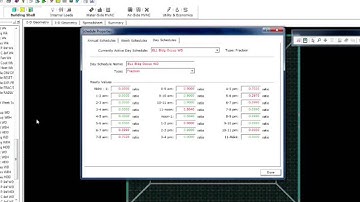 Schedules in eQUEST Detailed Mode | Energy-Models.com