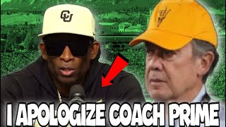 🚨 Arizona State President Apologizes To Coach Prime For Disrespecting Him While At Jackson State ‼️