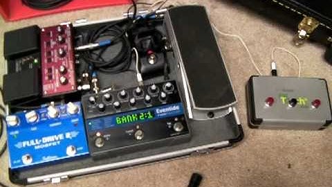 Eventide TimeFactor DIY Aux Pedal Demo