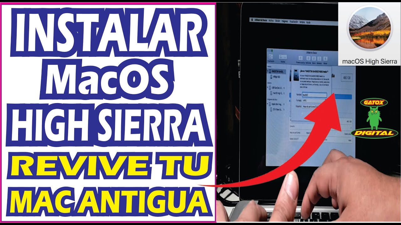 INSTALAR HIGH SIERRA EN MACBOOK PRO ANTIGUAS | REVIVELAS - YouTube