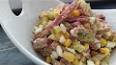 Видео по запросу "салат с копченой колбасой солеными огурцами и сухариками"