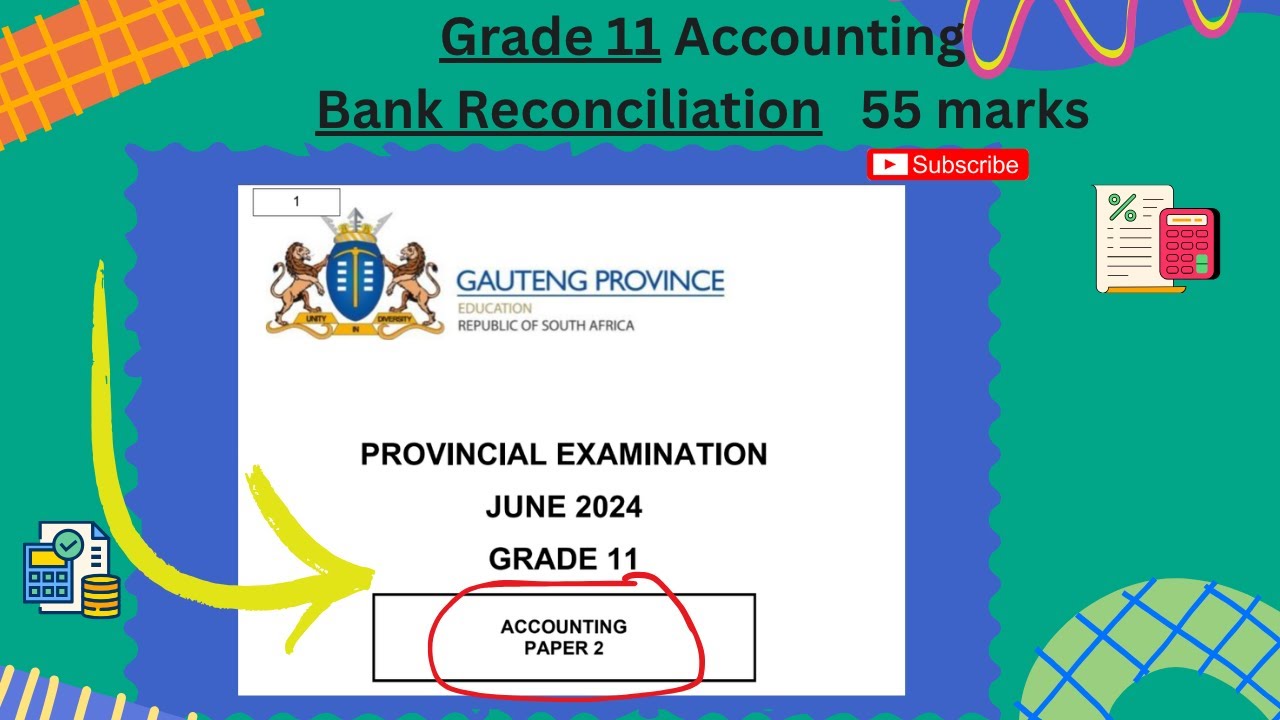Grade 11 Bank Reconciliation Statement Past Paper