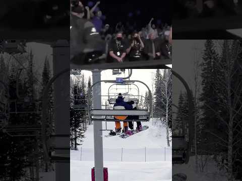 Подкатил к девушке на подъемнике