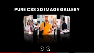 Pure CSS 3D Rotating Image Animated Gallery Using HTML CSS & Javascript Information