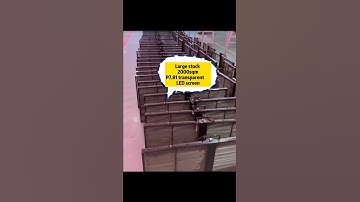 LCF lianchengfa transparent LED screen for stage and fixed installation.