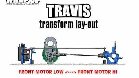 Wrap up Next Travis front high motor rc drift