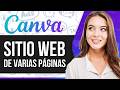 Cómo Crear un Sitio Web de Varias Páginas en Canva 2026 (Paso a Paso)