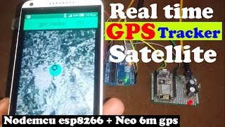 Arduino Project: GPS Tracker using Nodemcu esp8266 and blynk application “Real time tracking Map” screenshot 5