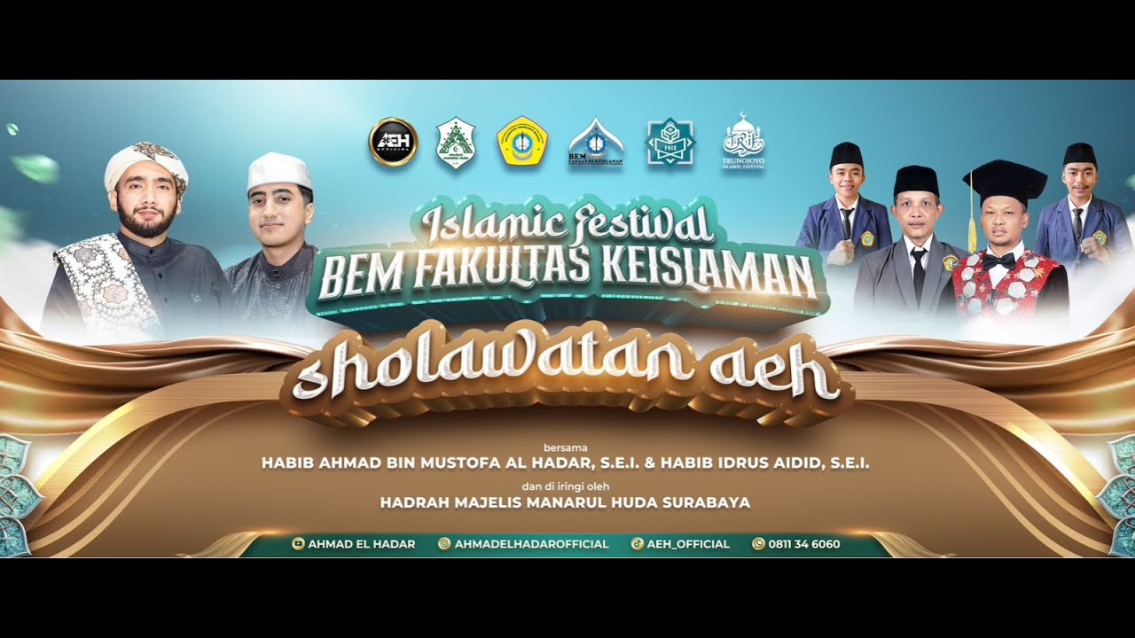 BEM FAKULTAS KEISLAMAN TRUNOJOYO SHOLAWATAN AEH BERSAMA HABIB AHMAD BIN MUSTOFA AL HADAR, S.E.I.