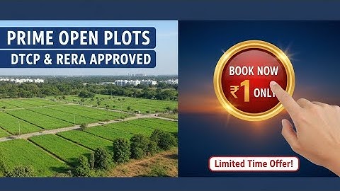 🔥 Book Your Prime Open Plot for ₹1 ONLY! | DTCP & RERA Approved Land Deals #hyderabad#trending#india
