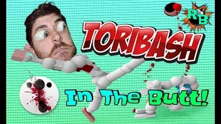 Funny Fighting in Toribash! | STAB HIM IN THE BUTT! Blind Play