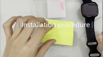 Installation Video for Fitbit Versa 3/ Fitbit Sense Screen Protector