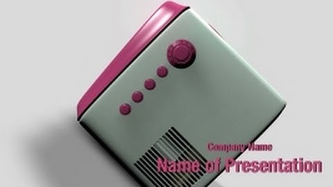 Television PowerPoint Video Template Backgrounds - DigitalOfficePro #01399V